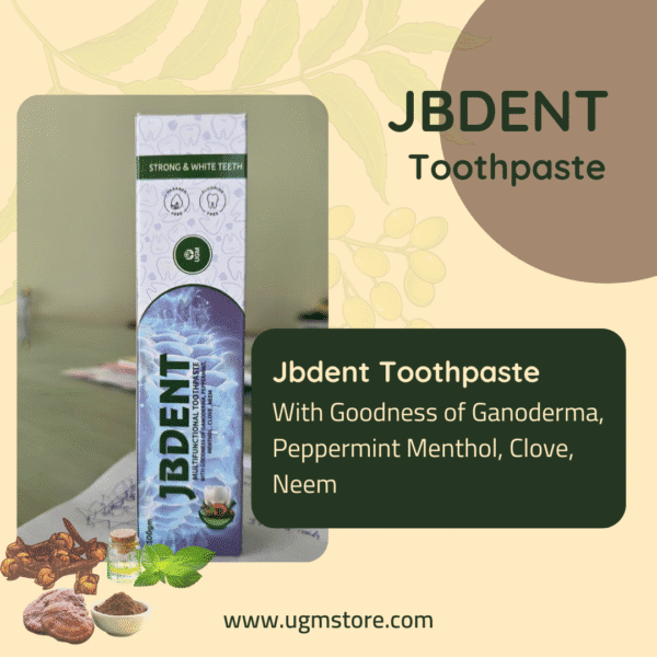 JBDENT Herbal Multifunctional Toothpaste | Strong, White & Healthy Teeth – 100gm - Image 4